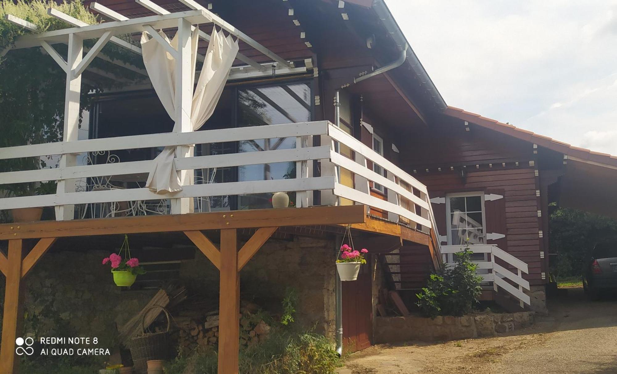 Logement Independant Attenant A Une Maison Dans Grand Jardin Retournac Luaran gambar